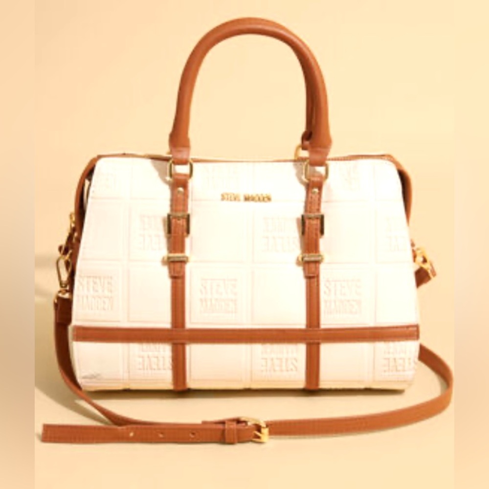 NWT STEVE MADDEN PURSE Hand bag with satchel & water mark inside.